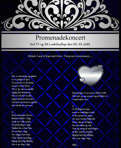 Promenadekoncert til sølvbryllup