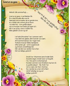 Livet er en gave - Guldbryllup